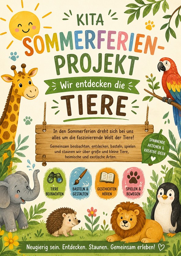 Sommerferien in der Kita Wirbelwind Halsbrücke